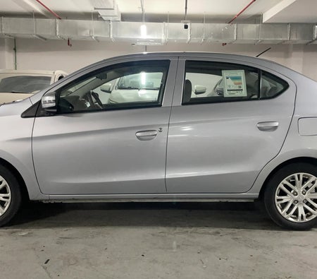 Silver Mitsubishi Attrage GLX HIGHLINE 2023 Silver Mitsubishi Attrage GLX HIGHLINE 2023