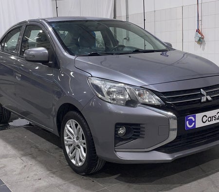 Gray Mitsubishi Attrage GLX HIGHLINE 2023 Gray Mitsubishi Attrage GLX HIGHLINE 2023