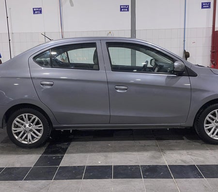 Gray Mitsubishi Attrage GLX HIGHLINE 2023 Gray Mitsubishi Attrage GLX HIGHLINE 2023
