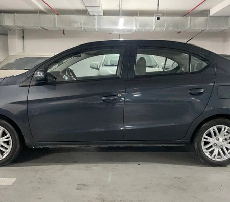 Gray Mitsubishi Attrage GLX HIGHLINE 2025 Gray Mitsubishi Attrage GLX HIGHLINE 2025