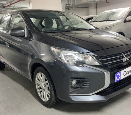 Gray Mitsubishi Attrage GLX HIGHLINE 2025 Gray Mitsubishi Attrage GLX HIGHLINE 2025