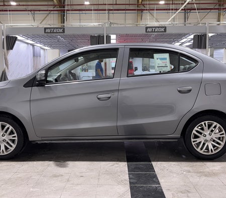 Gray Mitsubishi Attrage GLX HIGHLINE 2023 Gray Mitsubishi Attrage GLX HIGHLINE 2023