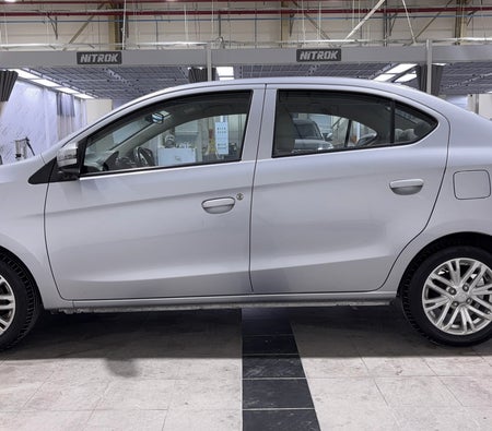 Silver Mitsubishi Attrage GLX HIGHLINE 2023 Silver Mitsubishi Attrage GLX HIGHLINE 2023