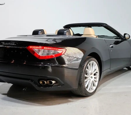 Black Maserati GranCabrio 2015