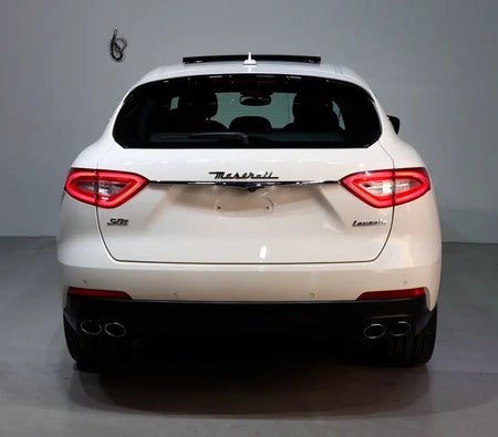 White Maserati Levante SQ4 2019