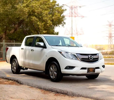 White Mazda BT50 2020