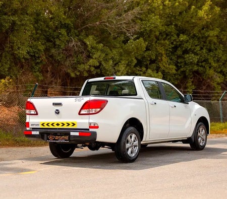 White Mazda BT50 2020