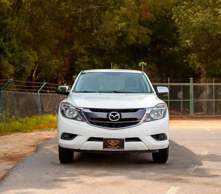 White Mazda BT50 2020