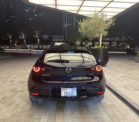 Blue Mazda 3 Hatchback 2023