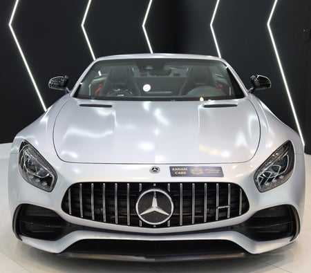 Silver Mercedes Benz AMG GT C 2018