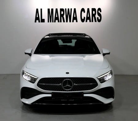 White Mercedes Benz A200 2024