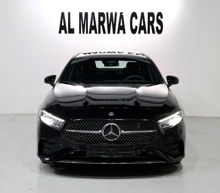 Black Mercedes Benz A200 2025