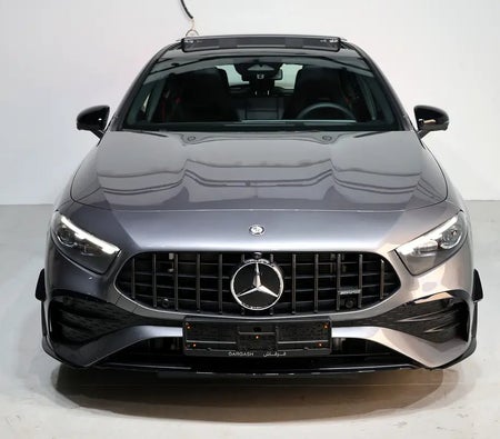 Silver Mercedes Benz A35 AMG 2025