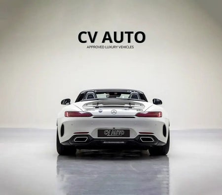 Weiß Mercedes Benz AMG GT C Roadster 2018
