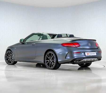 Gray Mercedes Benz AMG C43 4Matic 2017 Gray Mercedes Benz AMG C43 4Matic 2017