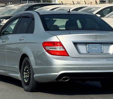 Silver Mercedes Benz C250 2008