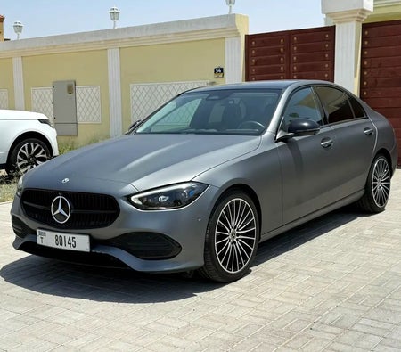 Gray Mercedes Benz C300 2022