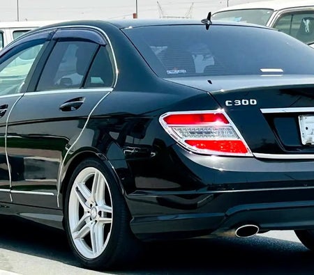 Black Mercedes Benz C300 2010