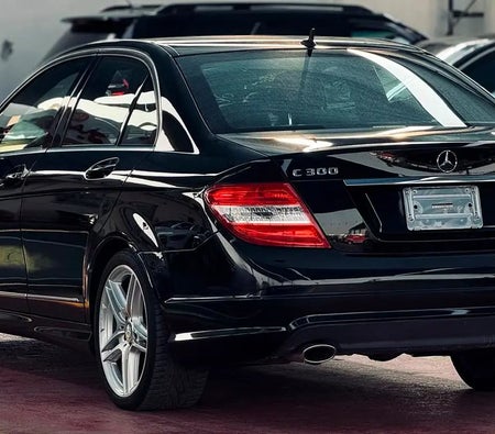 Black Mercedes Benz C300 2010