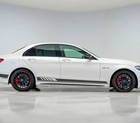 Bianca Mercedes Benz C63 S AMG Edition 1 2016