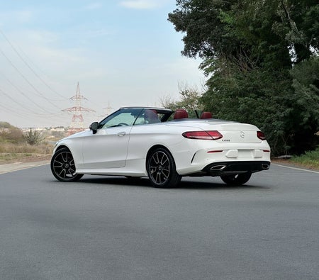 White Mercedes Benz C200 2019