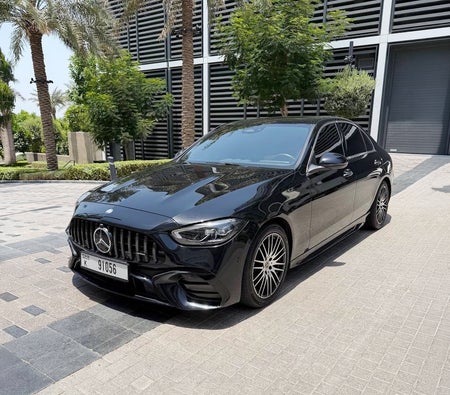 Black Mercedes Benz C300 2024