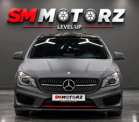 Gray Mercedes Benz CLA250 AMG 2016
