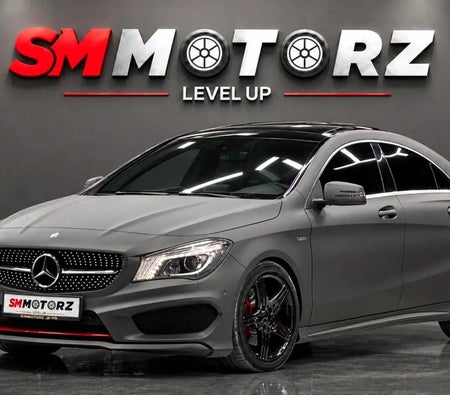 Gray Mercedes Benz CLA250 AMG 2016