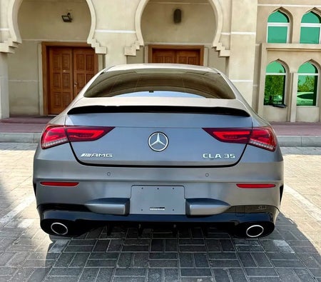 Gray Mercedes Benz AMG CLA 35 2021 Gray Mercedes Benz AMG CLA 35 2021