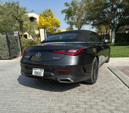 Black Mercedes Benz CLE 450 Convertible 2025