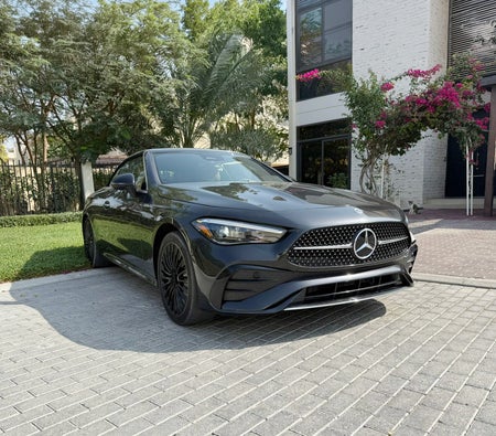 Black Mercedes Benz CLE 450 Convertible 2025