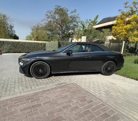 Black Mercedes Benz CLE 450 Convertible 2025