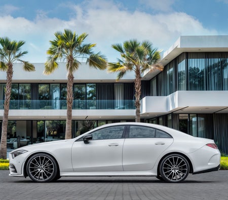 White Mercedes Benz CLS 350 2019