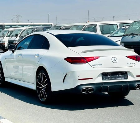 White Mercedes Benz CLS 53 AMG 4Matic Plus 2019