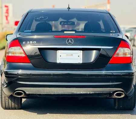 Black Mercedes Benz E350 2008
