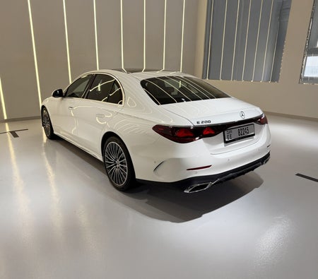 White Mercedes Benz E200 2026