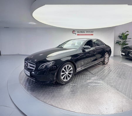 Black Mercedes Benz E220d 2017