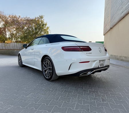 White Mercedes Benz E450 2023