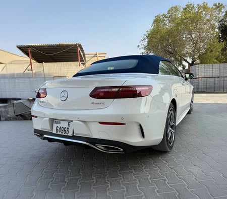 White Mercedes Benz E450 2023