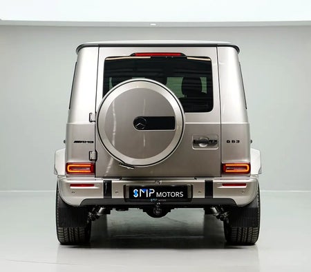 Silver Mercedes Benz G63 AMG 2025