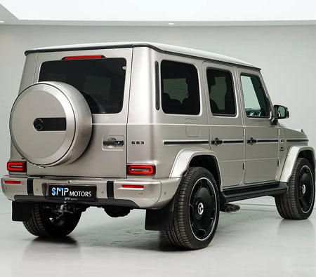 Silver Mercedes Benz G63 AMG 2025