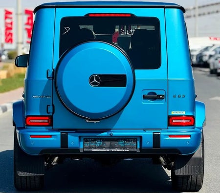 Blue Mercedes Benz G63 AMG 2025