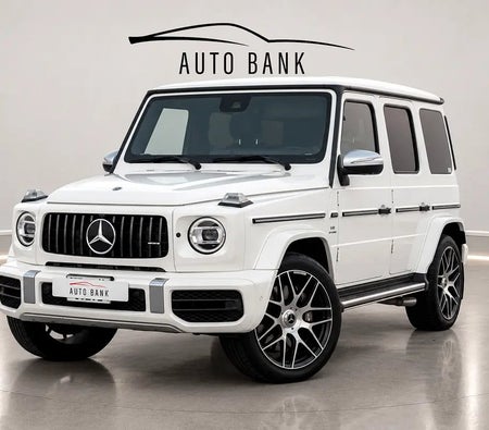 Weiß Mercedes Benz G63 AMG 2020
