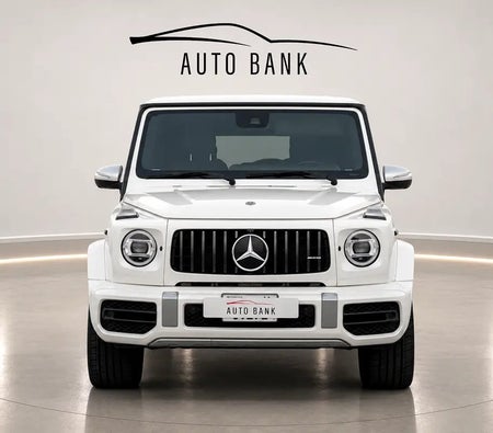 Weiß Mercedes Benz G63 AMG 2020 Weiß Mercedes Benz G63 AMG 2020