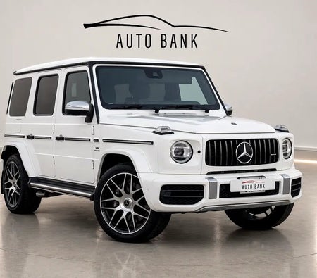 Weiß Mercedes Benz G63 AMG 2020 Weiß Mercedes Benz G63 AMG 2020