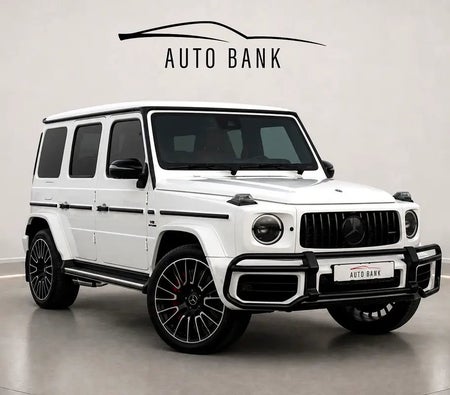 Weiß Mercedes Benz G63 AMG 2024 Weiß Mercedes Benz G63 AMG 2024