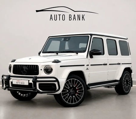 Weiß Mercedes Benz G63 AMG 2024