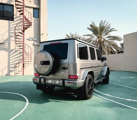 Silver Mercedes Benz G63 AMG 2021