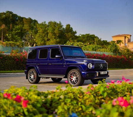 Blue Mercedes Benz G63 AMG 2023 Blue Mercedes Benz G63 AMG 2023