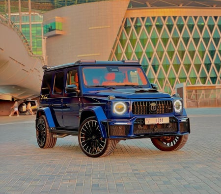 Deep Blue Mercedes Benz G63 AMG Brabus Kit 2025 Deep Blue Mercedes Benz G63 AMG Brabus Kit 2025